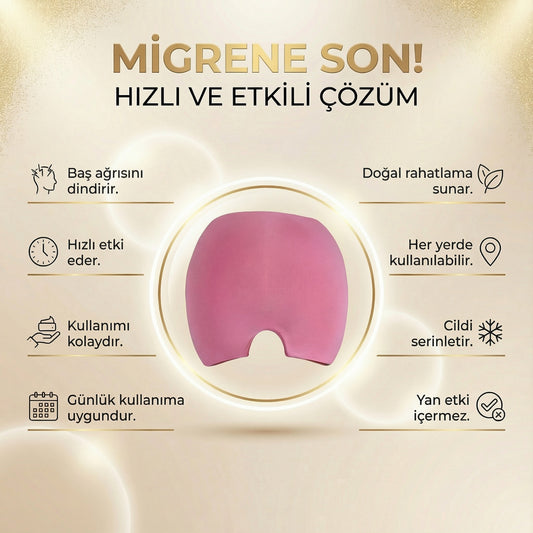 MİGRENE SON! - Rahatlatıcı Jel Migren Kafa Bandı